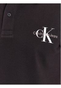 Calvin Klein Jeans Polo J30J323395 Czarny Regular Fit. Typ kołnierza: polo. Kolor: czarny. Materiał: bawełna #3
