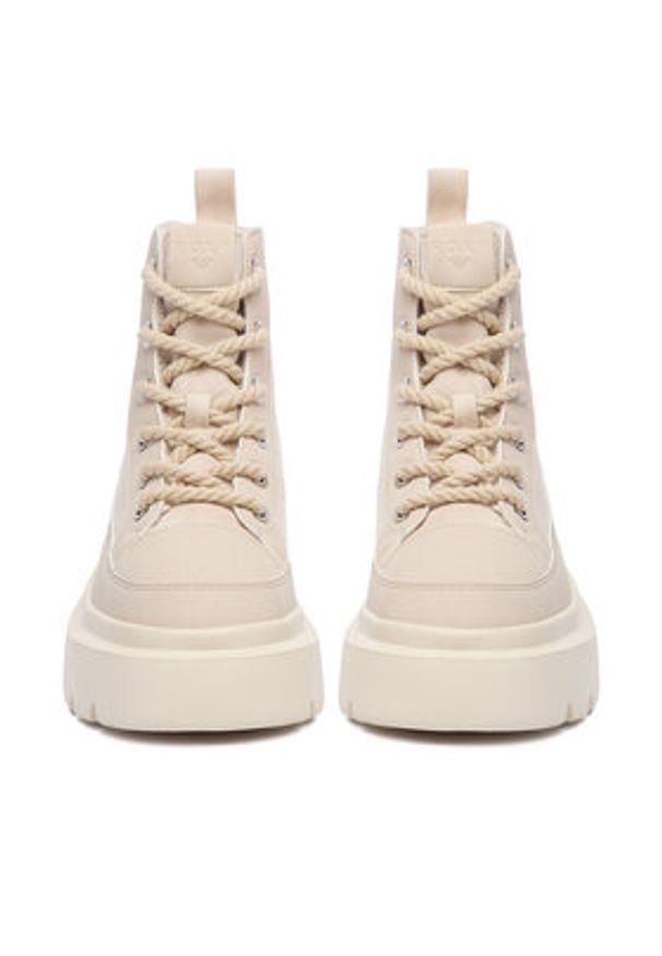 Roxy Trzewiki CEO-V12-1125 Beżowy. Kolor: beżowy. Materiał: materiał