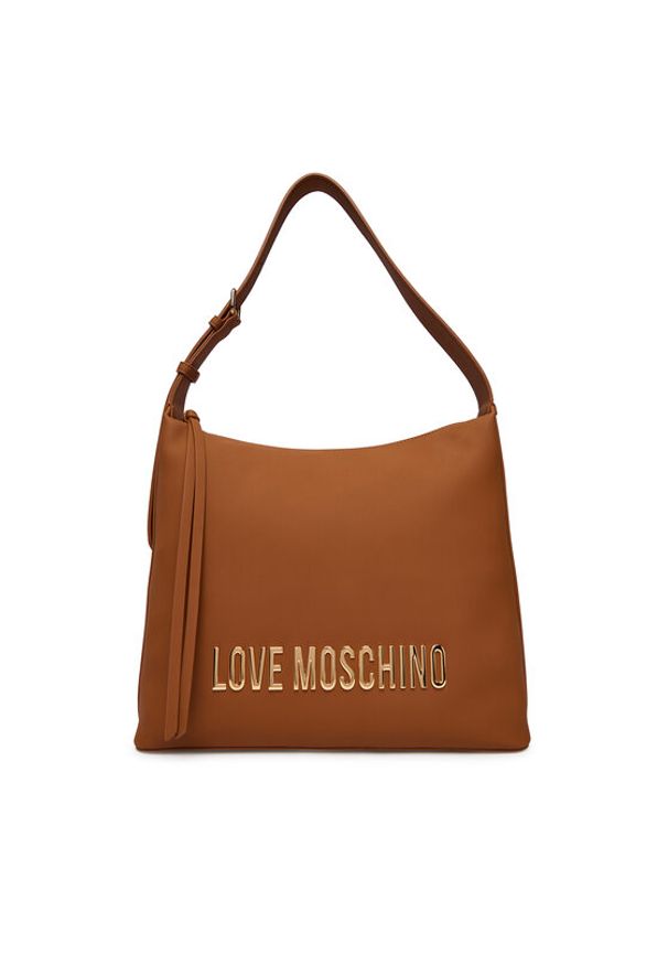 Love Moschino - LOVE MOSCHINO Torebka JC4108PP1OKD0200 Brązowy. Kolor: brązowy. Materiał: skórzane