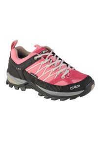 Buty trekkingowe damskie CMP 16HL Rigel Low Wmn Trekking. Zapięcie: sznurówki. Kolor: różowy. Materiał: skóra, syntetyk, materiał. Szerokość cholewki: normalna #1