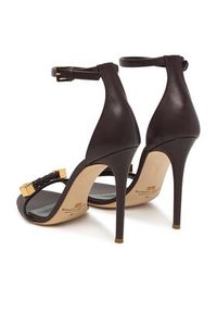 Elisabetta Franchi Sandały SA12L61E2 Brązowy. Kolor: brązowy. Materiał: skóra #4