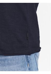 Sisley T-Shirt 3YR7S4001 Granatowy Regular Fit. Kolor: niebieski. Materiał: bawełna