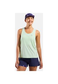 Koszulka bez rękawów damska Odlo ZEROWEIGHT CHILL-TEC Tank crew neck. Kolor: zielony. Długość rękawa: bez rękawów