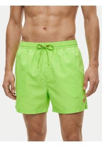 Guess Szorty kąpielowe F6GT25 WG282 Zielony Regular Fit. Kolor: zielony. Materiał: syntetyk #1