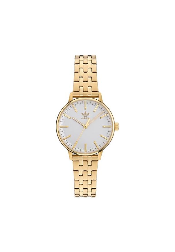Adidas - adidas Zegarek Originals Code One Xsmall AOSY23527 Złoty. Kolor: złoty