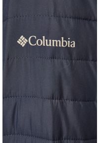 columbia - Columbia - Kurtka Powder. Typ kołnierza: bez kaptura. Kolor: niebieski. Materiał: poliester, materiał. Długość rękawa: raglanowy rękaw. Wzór: gładki #3