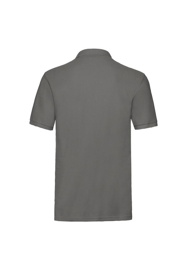 FRUIT OF THE LOOM - Męska Koszulka Polo Premium. Typ kołnierza: polo. Kolor: szary