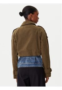 Desigual Kurtka jeansowa Tropez 25WWEW54 Zielony Regular Fit. Kolor: zielony. Materiał: bawełna #5