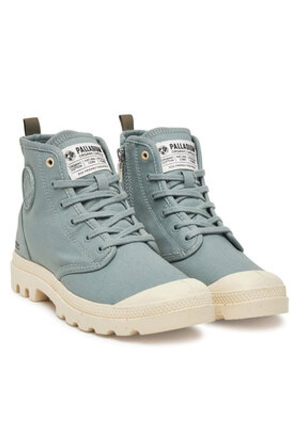 Palladium Trapery Pampa Hi Zip Organic 79101-083-M Szary. Kolor: szary. Materiał: materiał