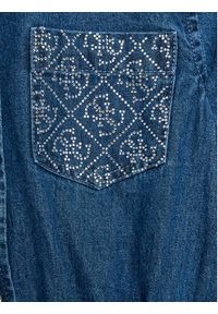 Guess Sukienka jeansowa J3BK21 D4EU0 Niebieski Regular Fit. Kolor: niebieski. Materiał: jeans