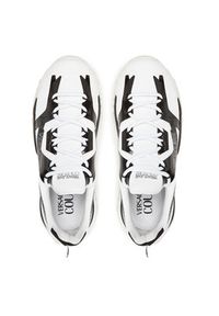 Versace Jeans Couture Sneakersy 78YA3SI8 Biały. Kolor: biały. Materiał: skóra #6
