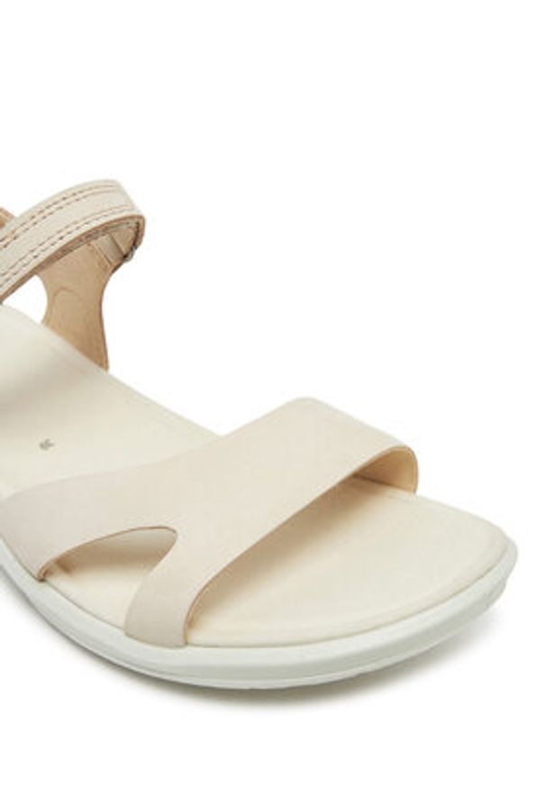 ecco - ECCO Sandały Cruise II 82188302378 Beżowy. Kolor: beżowy. Materiał: skóra