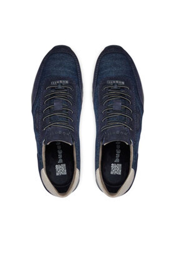 Bugatti Sneakersy 311-A021D-1469 Granatowy. Kolor: niebieski. Materiał: materiał