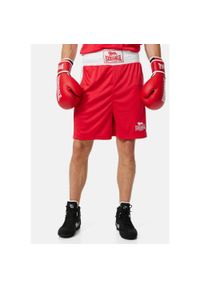 Amatorskie spodenki bokserskie Lonsdale Trunk. Kolor: czerwony. Sport: fitness #1