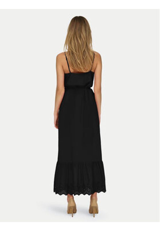 only - ONLY Sukienka letnia Lou 15313166 Czarny Regular Fit. Kolor: czarny. Materiał: bawełna. Sezon: lato
