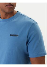 Napapijri T-Shirt Smallbox NP0A88TR Niebieski Regular Fit. Kolor: niebieski. Materiał: bawełna #5