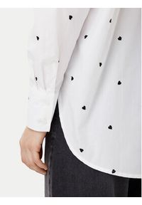 JDY Koszula Nelly 15330490 Biały Loose Fit. Kolor: biały. Materiał: bawełna #3