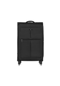 Ochnik - Komplet walizek na kółkach 19''/24''/28''. Kolor: czarny. Materiał: materiał, nylon