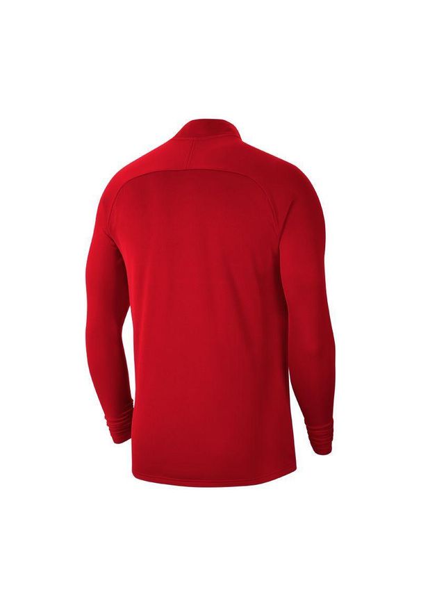 Nike - Męska Koszulka Academy 21 DriFIT Quarter Zip Drill Top. Kolor: czerwony