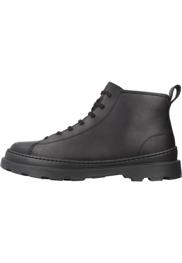 Camper - Buty CAMPER BRUTUS Czarny. Kolor: czarny. Materiał: tkanina, skóra. Sport: turystyka piesza