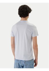 Lacoste T-Shirt TH6709 Błękitny Regular Fit. Kolor: niebieski. Materiał: bawełna #2