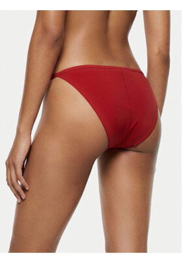 Lauren Ralph Lauren - LAUREN RALPH LAUREN Dół od bikini 20601049 Czerwony. Kolor: czerwony. Materiał: syntetyk