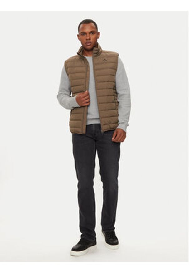 Whistler Kamizelka Edge W242278 Beżowy Regular Fit. Kolor: beżowy. Materiał: syntetyk
