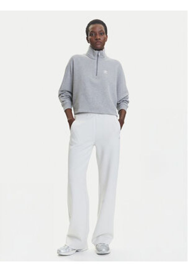 Adidas - adidas Bluza Essentials French Terry IY9681 Szary Oversize. Kolor: szary. Materiał: bawełna