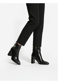 Nine West Botki CEO-NASIRA-01 Czarny. Kolor: czarny. Materiał: materiał #8