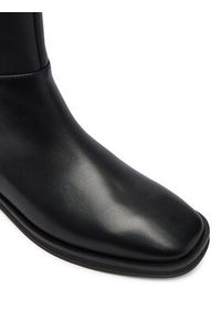 Calvin Klein Kozaki Formal Utk Boot Lth HW0HW02599 Czarny. Kolor: czarny. Materiał: skóra