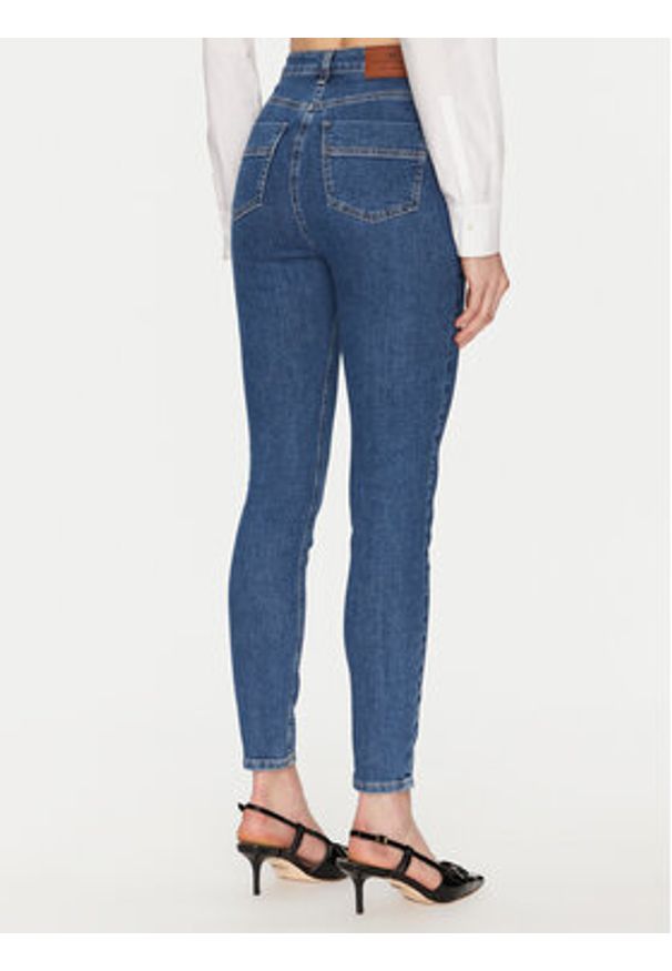 Elisabetta Franchi Jeansy PJ-86I-51E2-V320 Granatowy Regular Fit. Kolor: niebieski