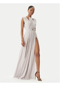 Elisabetta Franchi Sukienka wieczorowa AB-R21-52E2 Fioletowy Regular Fit. Kolor: fioletowy. Materiał: wiskoza. Styl: wizytowy #3