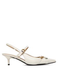 Pinko - Czółenka PINKO. Kolor: biały #1