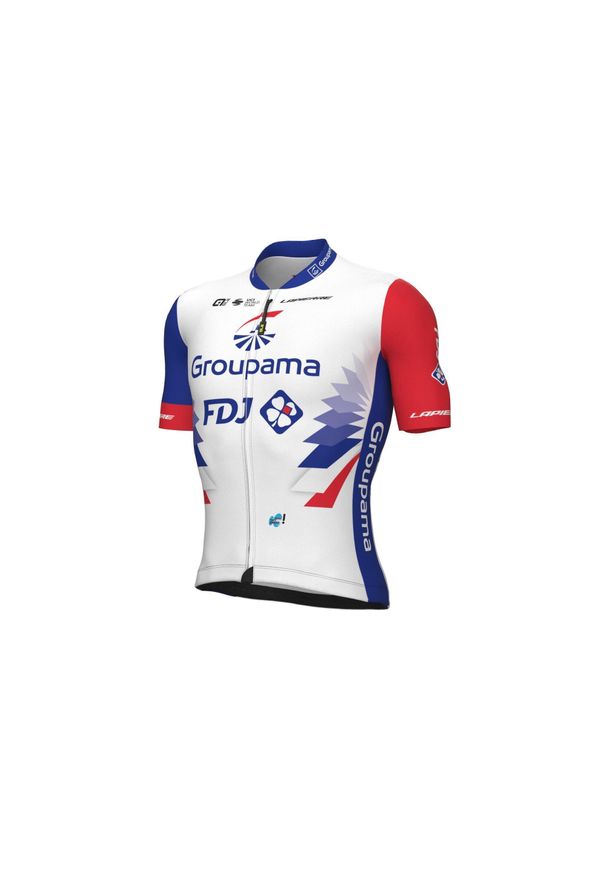 ALÉ CYCLING - Koszulka rowerowa męska Alé Cycling Prime Groupama FDJ. Kolor: biały, wielokolorowy, niebieski