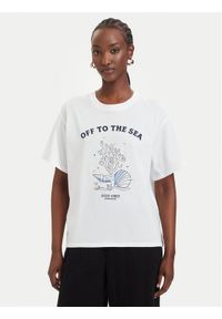 only - ONLY T-Shirt Celine 15374989 Biały Regular Fit. Kolor: biały. Materiał: bawełna #1