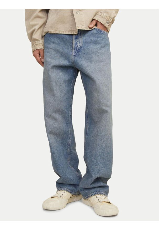 Jack & Jones - Jack&Jones Jeansy Alex 12259781 Niebieski Baggy Fit. Kolor: niebieski