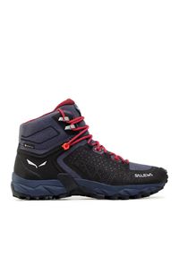 Trekkingi Salewa. Kolor: niebieski. Technologia: Gore-Tex. Sport: turystyka piesza
