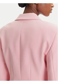 Hugo - HUGO Marynarka Asmalla-1 50533901 Różowy Slim Fit. Kolor: różowy. Materiał: syntetyk #2