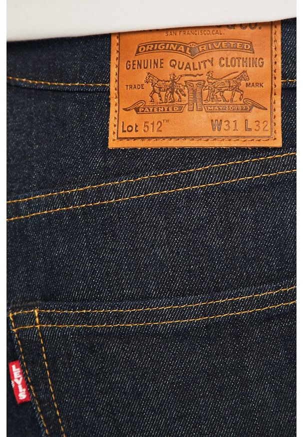 Levi's® - Levi's - Jeansy 512. Okazja: na spotkanie biznesowe. Kolor: niebieski. Styl: biznesowy