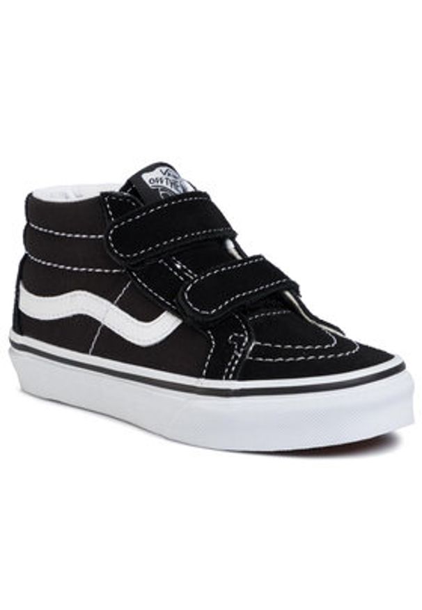 Vans Tenisówki Sk8-Mid Reissue V VN00018T6BT1 Czarny. Kolor: czarny. Materiał: zamsz, skóra