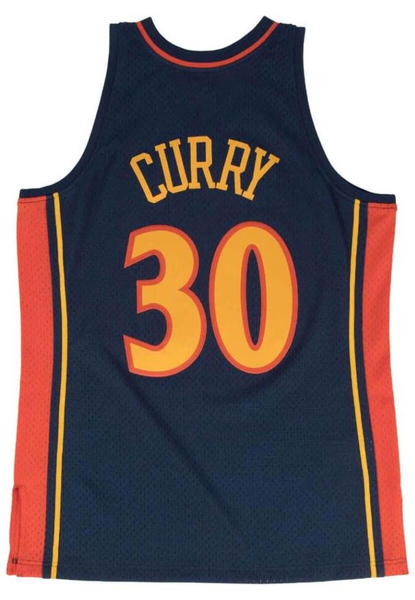 Mitchell & Ness - Koszulka NBA Golden State Warriors Stephen Curry. Kolor: niebieski. Sport: koszykówka