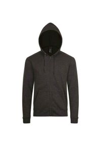 SOL'S - Bluza Z Kapturem Dla Dorosłych Unisex Stone. Typ kołnierza: kaptur. Kolor: wielokolorowy, szary, brązowy