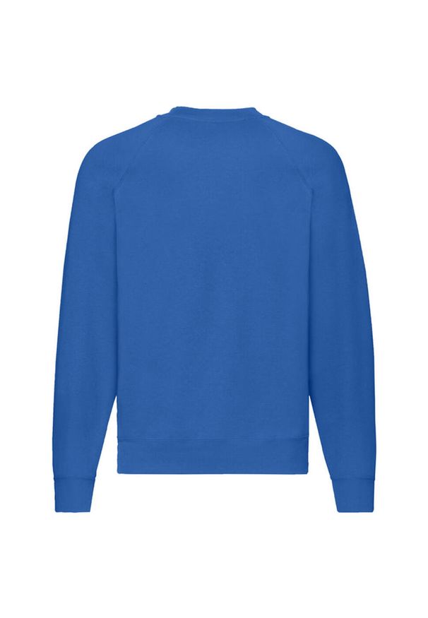 FRUIT OF THE LOOM - Klasyczna Bluza Raglanowa Unisex Dla Dorosłych. Kolor: niebieski. Długość rękawa: raglanowy rękaw