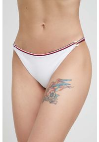 TOMMY HILFIGER - Tommy Hilfiger figi kąpielowe kolor biały. Kolor: biały. Materiał: włókno, materiał