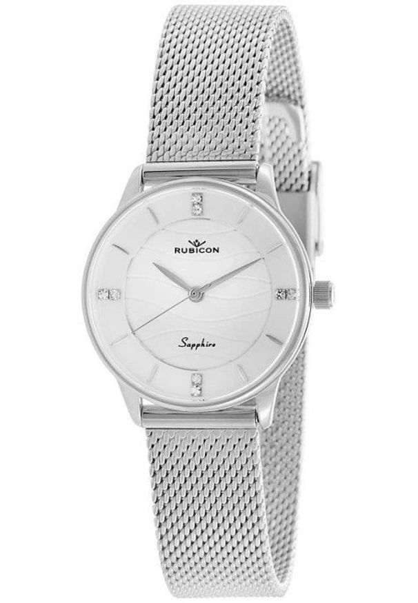 Zegarek Rubicon Zegarek damski RNBE35 srebrny srt a. Kolor: srebrny