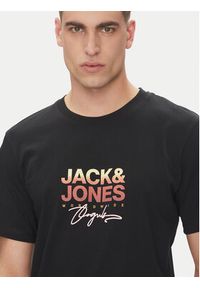 Jack & Jones - Jack&Jones T-Shirt Canggu 12281809 Czarny Regular Fit. Kolor: czarny. Materiał: bawełna