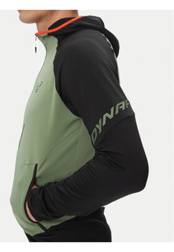Dynafit Bluza Transalper Light Polartec Hoody 08-0000071176 Zielony Regular Fit. Kolor: zielony. Materiał: syntetyk