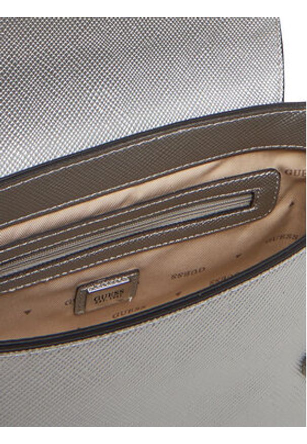 Guess Torebka HWZM96 43200 Srebrny. Kolor: srebrny. Materiał: skórzane