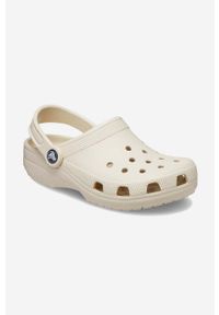 Crocs klapki Classic kolor beżowy 206991 BONE. Kolor: beżowy. Materiał: materiał #5