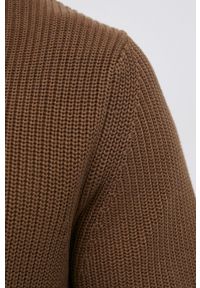 Premium by Jack&Jones - Sweter bawełniany. Typ kołnierza: golf. Kolor: zielony. Materiał: bawełna #5